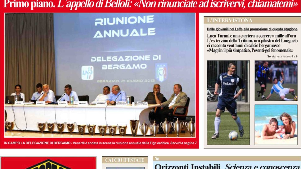 Bergamo & Sport in edicola: l’anteprima