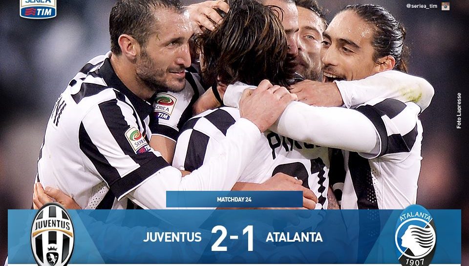 Serie A, una buona Atalanta perde di misura in casa della Juventus