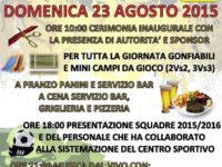 Montello, il 23 agosto l’inaugurazione del centro sportivo “Stefano Colleoni”