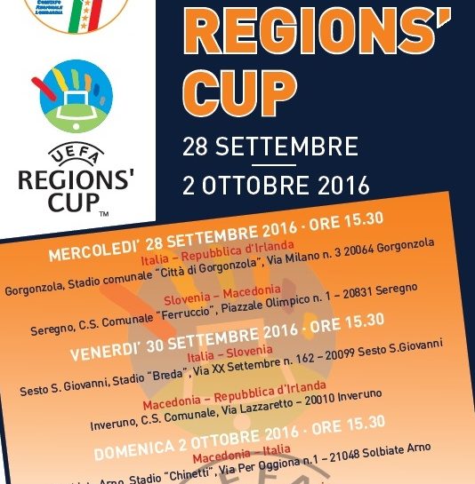 Arriva la Uefa Regions’ Cup, rinvii per AlbinoGandino, Caprino, Trevigliese e Brusa. Tutti i convocati