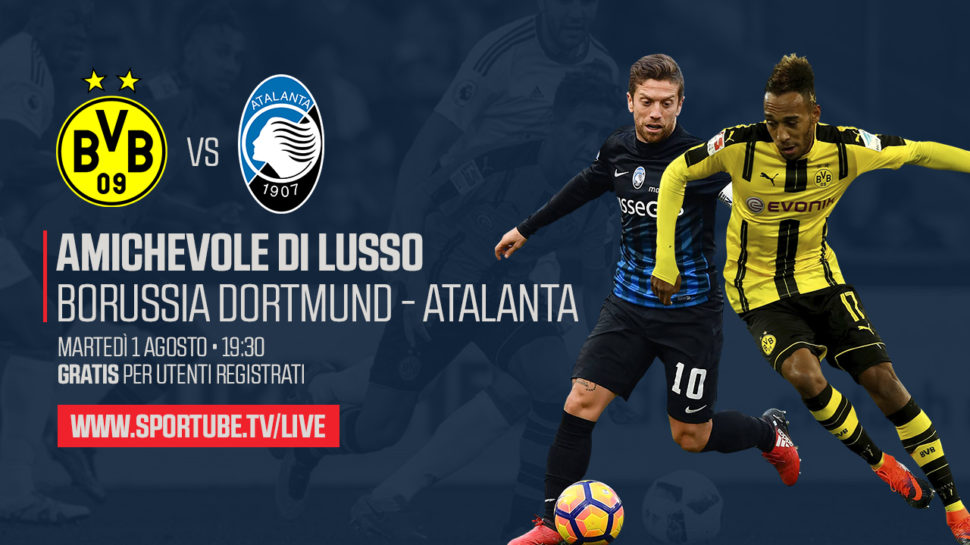 Atalanta-Borussia Dortmund in diretta (e gratis) su Sportube