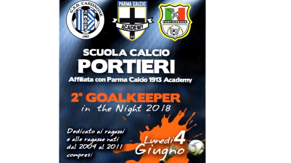 Gsd Cassinone e Dario Caglioni promuovono la Scuola Calcio Portieri