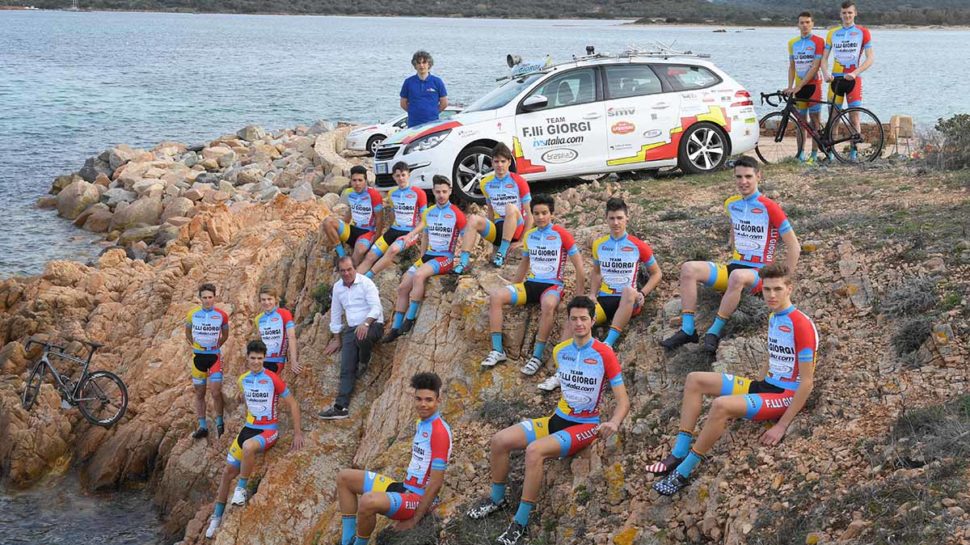 La Juniores del Team F.lli Giorgi lancia la nuova stagione in Sardegna