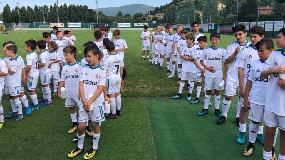 A Scanzo una settimana di calcio sognando il Real Madrid: è iniziato il secondo Real Madrid Camp