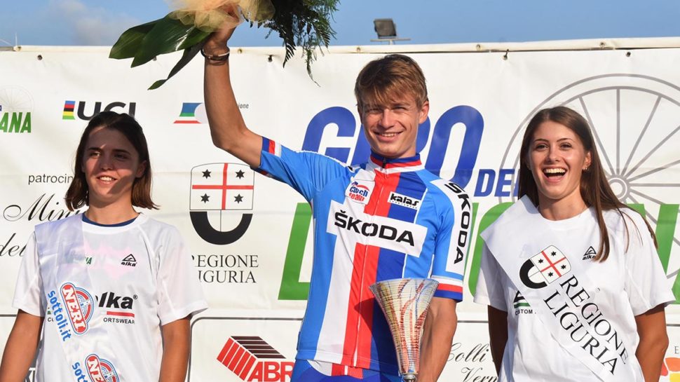 Karel Vacek (Team F.lli Giorgi) vince la cronoscalata del Giro della Lunigiana