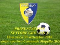 Mapello Calcio, domenica 30 settembre la presentazione di tutte le squadre del settore giovanile