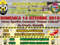 Domenica 14 ottobre a Montello l’inaugurazione dei nuovi campi di calcio e pallavolo