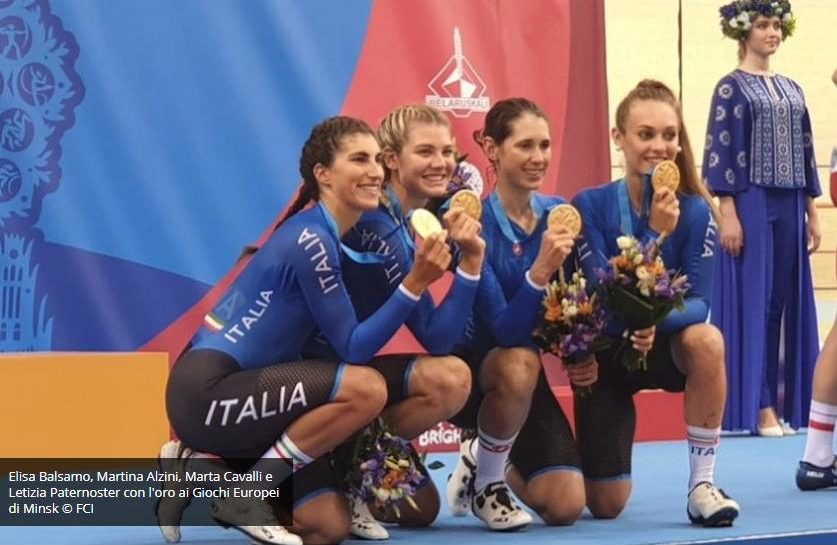 Giochi Europei: Elisa Balsamo e Marta Cavalli conquistano la Medaglia d’Oro nell’Inseguimento a squadre