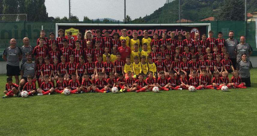 A Scanzo è in svolgimento il Milan Junior Camp più numeroso d’Italia