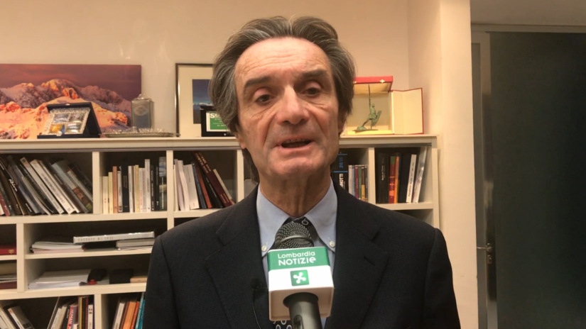 Il grido d’allarme di Fontana: “Abbiamo ancora pochi giorni. Chiediamo al governo di chiudere le attività commerciali e il trasporto pubblico”