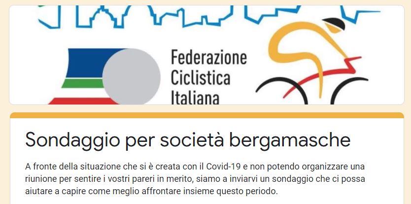 FCI Bergamo: ecco il sondaggio sottoposto alle società per la ripartenza da agosto