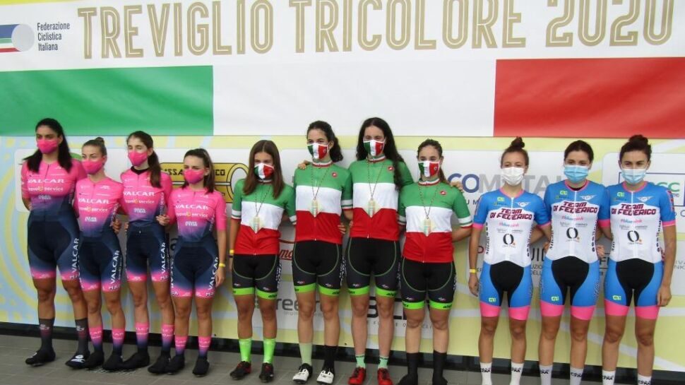 Treviglio, Campionati italiani cronometro a squadre, Valcar – Travel & Service vice campione d’Italia