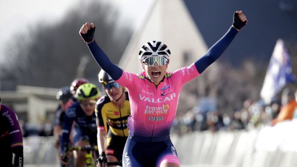 Gp Oetingen: Elisa Balsamo vince in volata davanti a Jolien d’Hoore e Marianne Vos