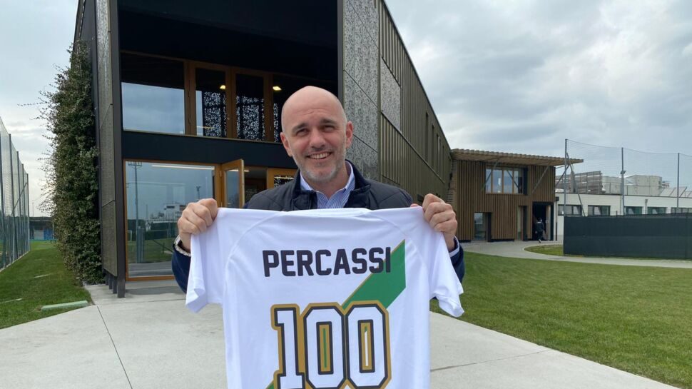 Luca Percassi e le maglie, che passione: eccolo con l’Immacolata edizione centenario