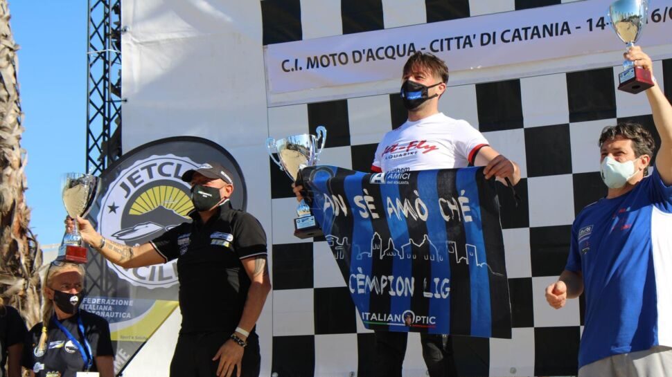 Moto d’acqua, trionfo di Michele Cadei nel Gran Premio Città di Catania