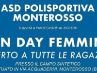 Il 19 giugno c’è l’Open Day Femminile della Polisportiva Monterosso