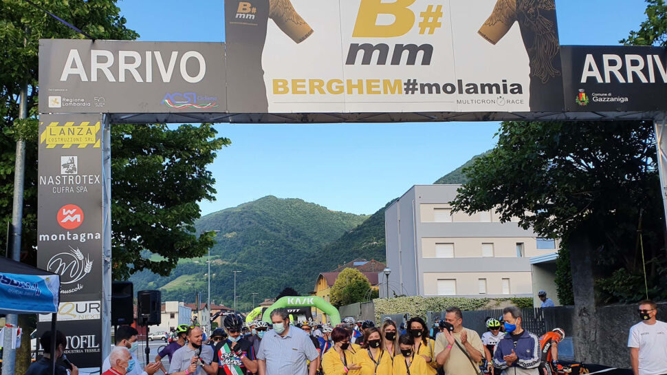 BERGHEM#molamia: una giornata stupenda per i 670 che hanno pedalato tra le Valli Bergamasche
