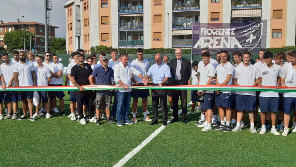 Inaugurato il nuovo campo alla Fiorente Arena. Il pres: “Con tempo e pazienza il sogno si è realizzato”