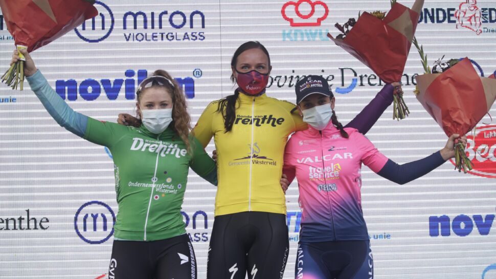 Valcar – Travel & Service magic moment: Eleonora Gasparrini è terza alla Drentse 8 e terza alla Ronde van Drenthe