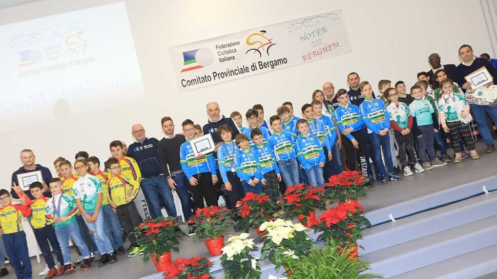 FCI Bergamo: sabato 27 novembre a Spirano la Premiazione Annuale dell’attività ciclistica provinciale 2021