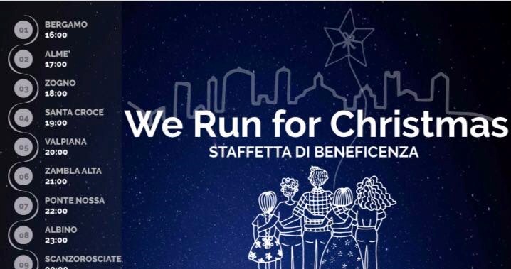 Oggi e domani è tempo di “We Run for Christmas”