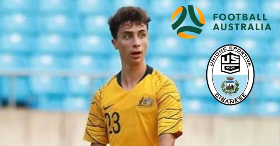 Cisanese, Del Grosso convocato dalla Nazionale australiana Under 23