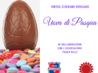 Iniziativa pasquale dell’associazione Paolo Belli: raccolti 2.500 euro dalla Virtus Ciserano Bergamo