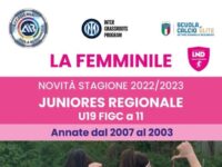 La Juniores femminile AIB, Gargano: “Il calcio è uno sport inclusivo”