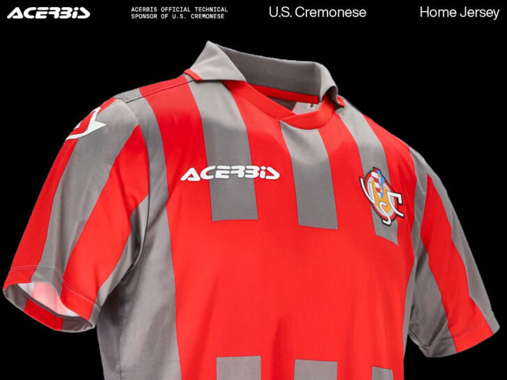 ACERBIS – U.S. CREMONESE: presentata la nuova maglia Home