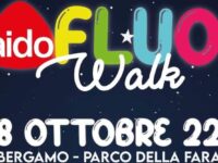 L’8 ottobre a Bergamo l’Aido Fluo Walk. Appuntamento in Città Alta
