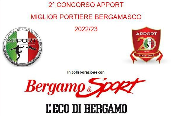 Apport, la classifica dei portieri bergamaschi aggiornata al 9 ottobre