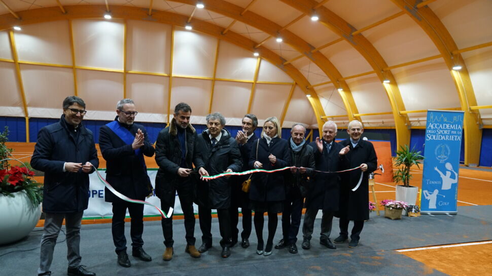 Inaugurato il nuovo Centro Sportivo di Tennis, intitolato a Giorgio Röhrich