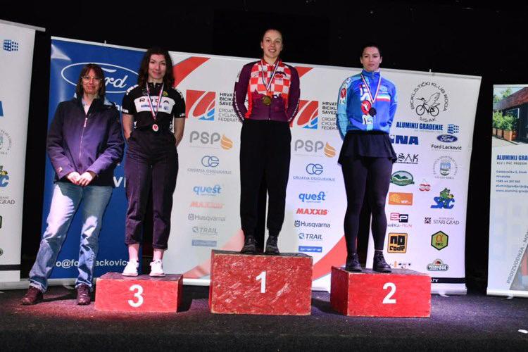 Sc Valle Seriana Cene: Alessandra Musa è  medaglia d’argento nel Campionato Croato Ciclocross