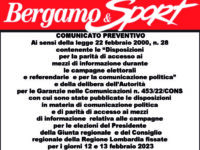 ELEZIONI REGIONALI: Pubblicità elettorale su Bergamo&Sport