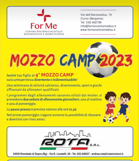 Il Mozzo Camp a giugno: pallone e divertimento