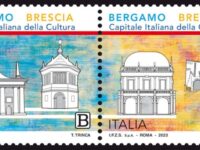 Emessi i francobolli celebrativi per Bergamo Brescia Capitale della Cultura 2023