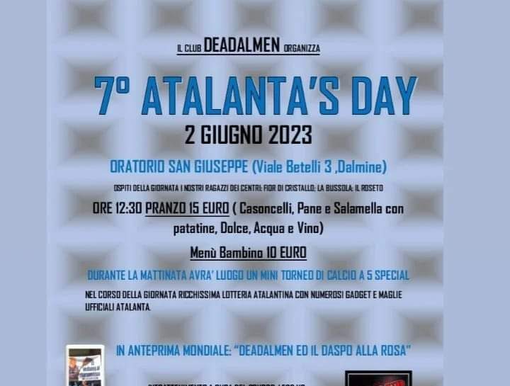 Dea Dalmen, ecco il 7° Atalanta’s Day: date e info