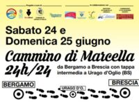 Il cammino di Marcella unisce Bergamo e Brescia