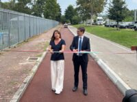 Iterchimica, a Milano la prima pista con asfalto green 100% riciclato a freddo e colorato