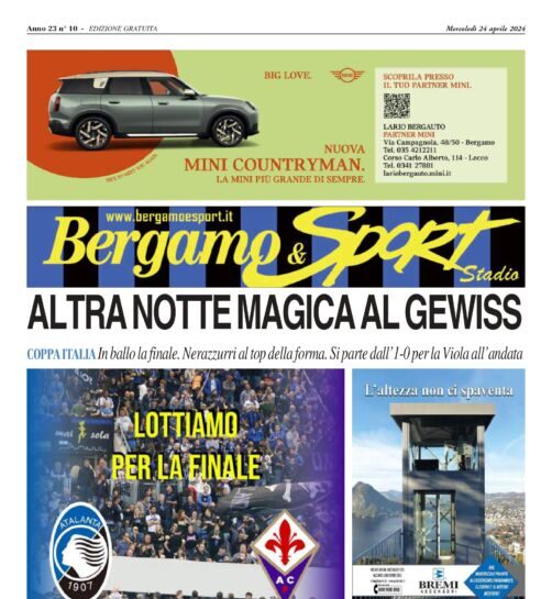 Atalanta-Fiorentina leggi qui il Bergamo & Sport stadio per la semifinale di Coppa Italia