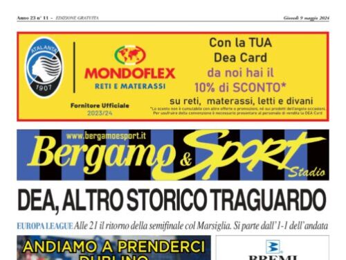 Atalanta – Olympique Marsiglia leggi qui gratuitamente la tua copia di Bergamo & Sport stadio